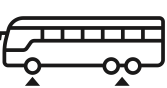 Coach bus all position